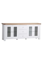 K Interiors White Clermont Extra Large Sideboard - Image 3 of 6