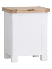 K Interiors White Clermont Laundry Box - Image 3 of 6