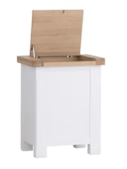 K Interiors White Clermont Laundry Box - Image 4 of 6