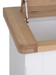 K Interiors White Clermont Laundry Box - Image 6 of 6