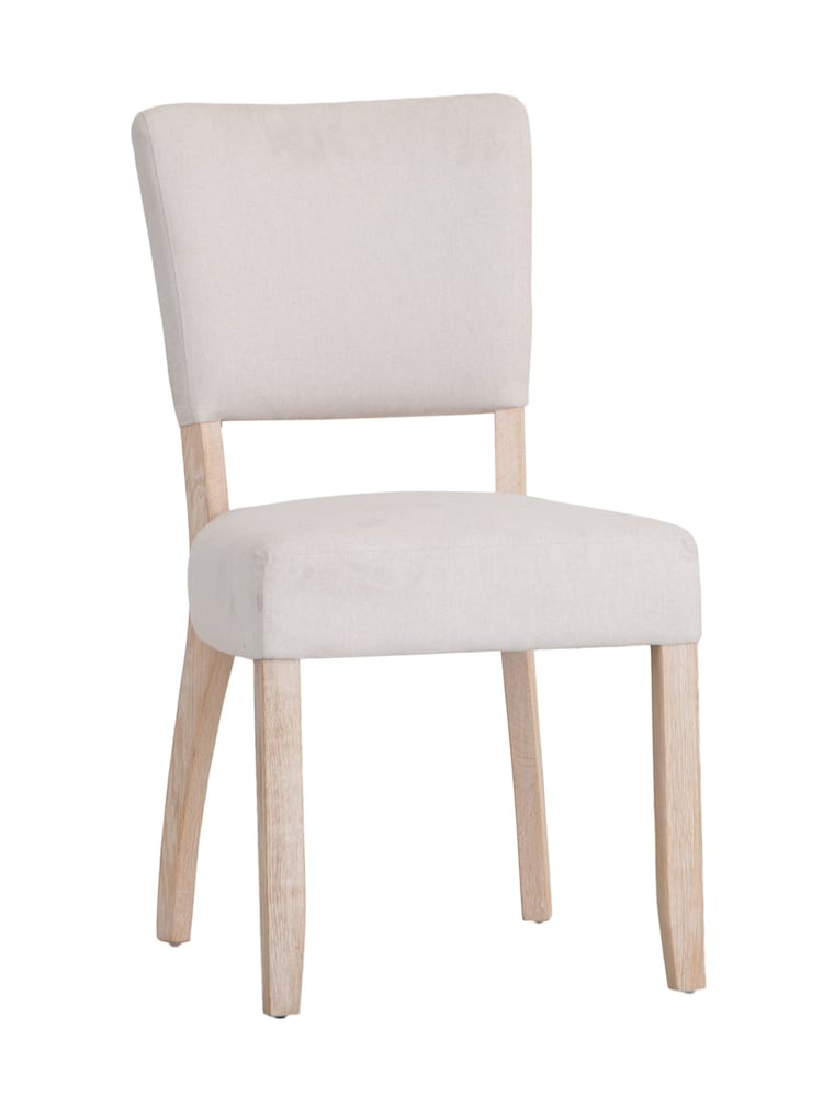 K Interiors White Clermont Dining Chair Pair - Image 2 of 5