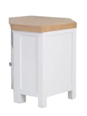 K Interiors White Clermont Corner TV Unit - Image 6 of 6
