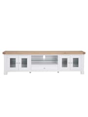 K Interiors White Clermon Extra Large TV Unit - Image 5 of 6