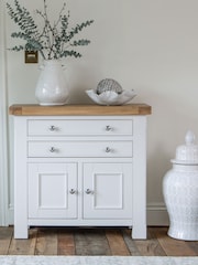 K Interiors White Clermont Small Sideboard - Image 1 of 6