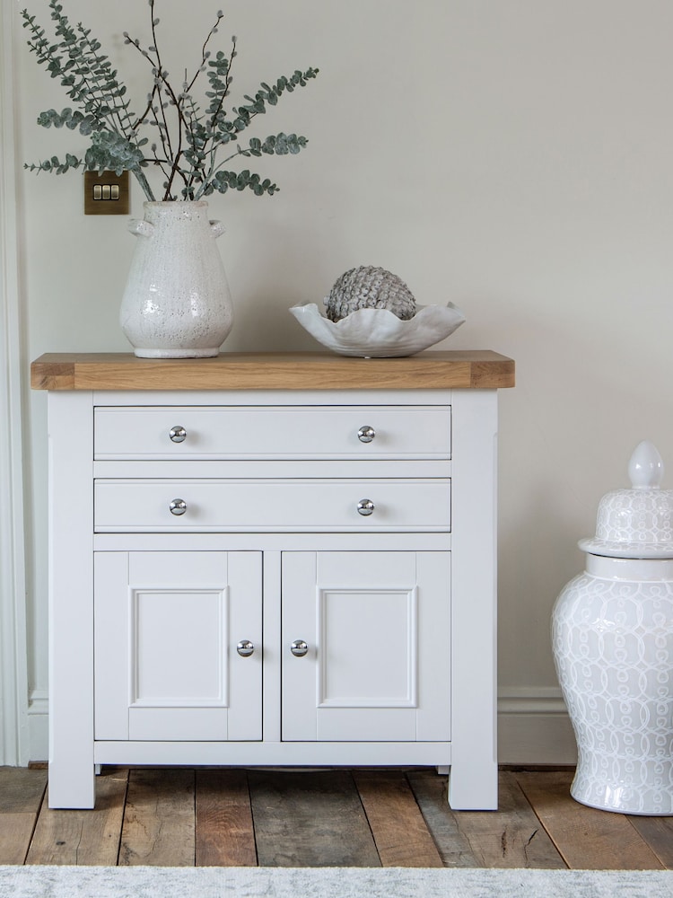 K Interiors White Clermont Small Sideboard - Image 1 of 6