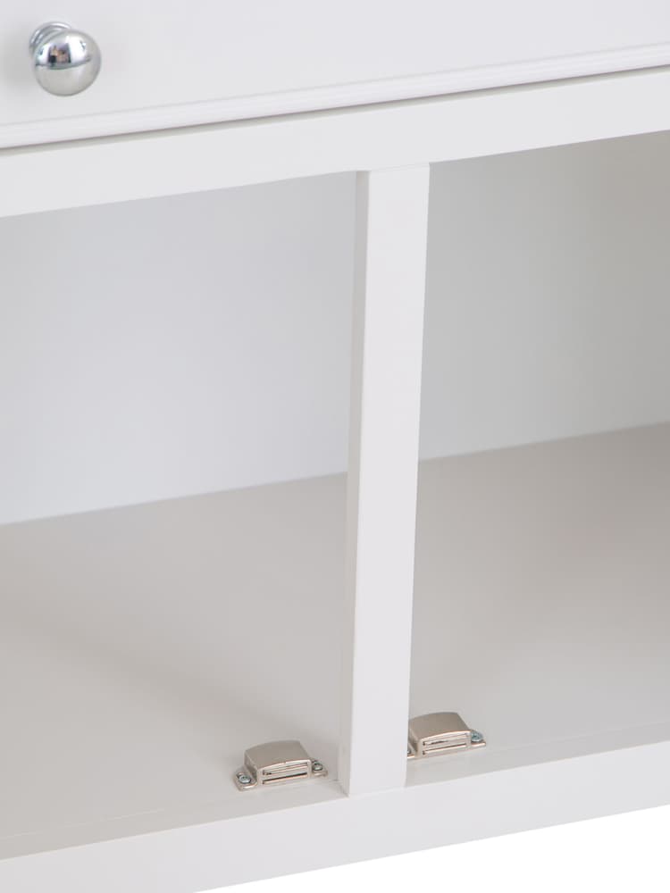K Interiors White Clermont Small Sideboard - Image 6 of 6