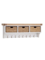 K Interiors White Clermont Large Hall Bench Top - Image 2 of 6