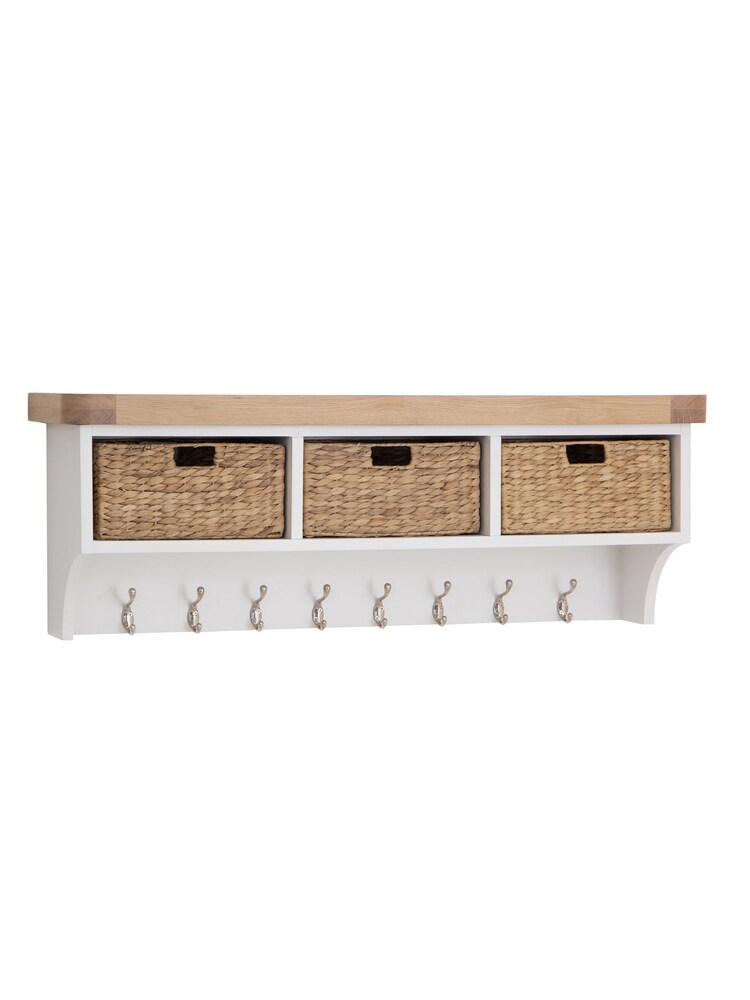 K Interiors White Clermont Large Hall Bench Top - Image 2 of 6
