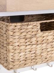 K Interiors White Clermont Large Hall Bench Top - Image 5 of 6