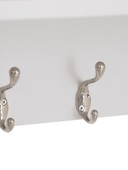 K Interiors White Clermont Large Hall Bench Top - Image 6 of 6