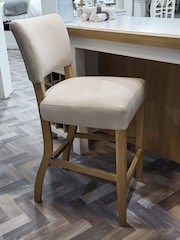 K Interiors Natural Clermont Bar Stool - Image 1 of 4