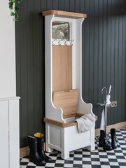 K Interiors White Clermont Shoe Free Standing Storage - Image 1 of 1