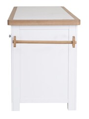 K Interiors White Clermont Kitchen Large Island - Image 5 of 6