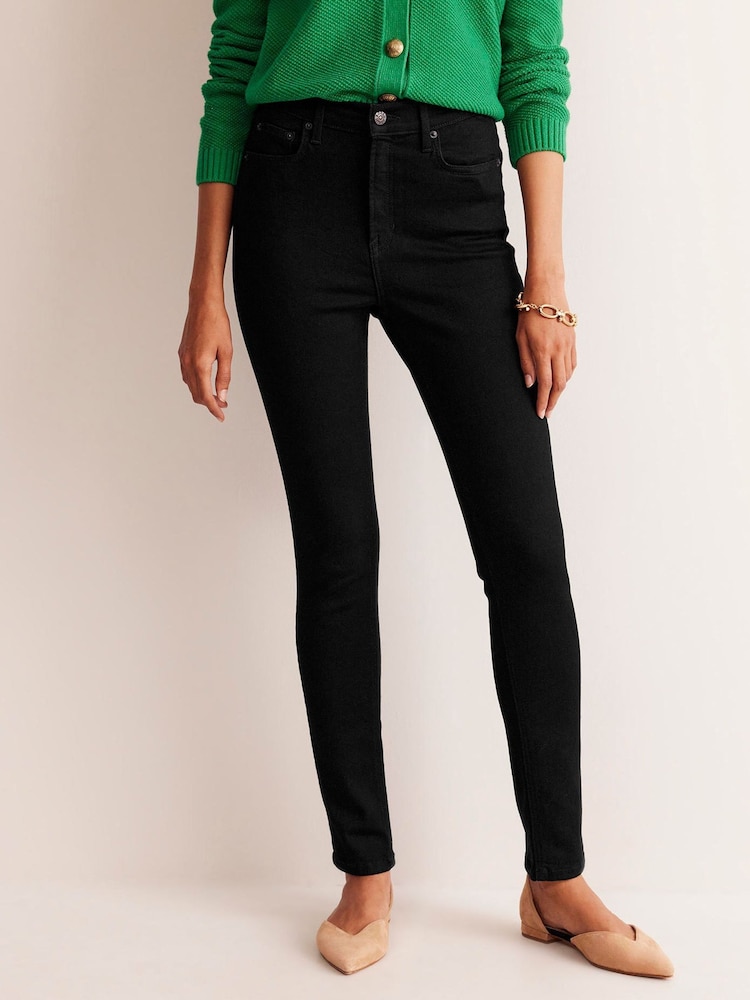 Boden Black High Rise Skinny Jeans - Image 1 of 6 Boden Black High Rise Skinny Jeans - Image 1 of 6