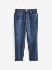 Boden Blue Navy 100% Cotton High Rise Straight Leg Jeans - Image 7 of 7