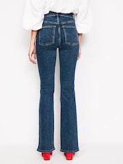 Boden Blue High Rise Slim Flare Jeans - Image 2 of 6
