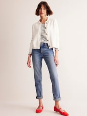 Boden Blue Chrome Girlfriend Jeans - Image 1 of 6