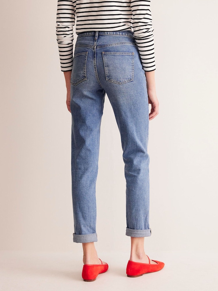 Boden Blue Chrome Girlfriend Jeans - Image 2 of 6