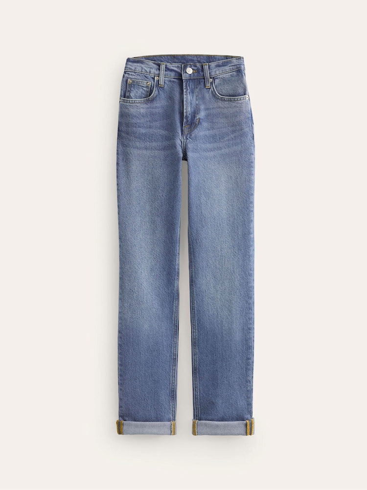 Boden Blue Chrome Girlfriend Jeans - Image 6 of 6