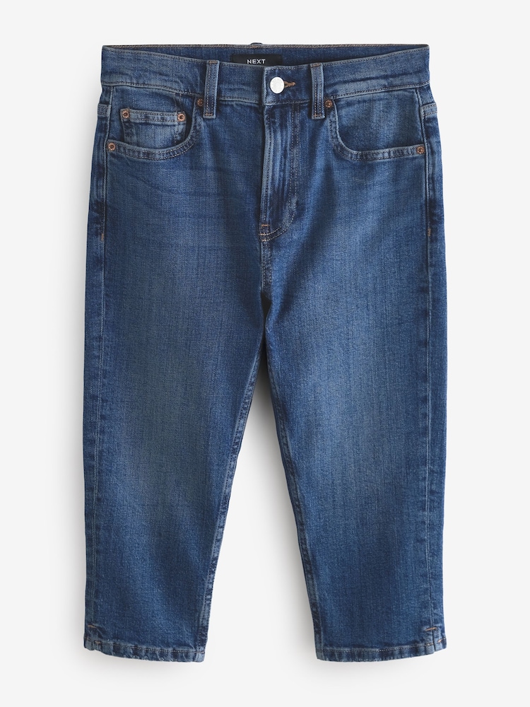 Dark Blue Capri Jeans - Image 4 of 6