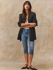 Mid Blue Capri Jeans - Image 2 of 7