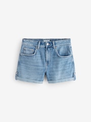 Albastru deschis - Pantaloni scurţi băieţi din denim - Image 6 of 8