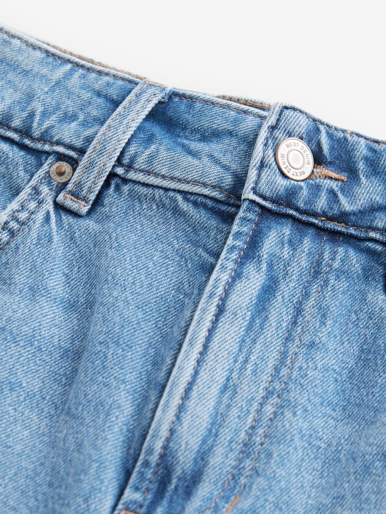 Bleu moyen - Short garçon en jean - Image 7 of 8