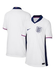 Nike White Blank Jr. Dri-FIT England Stadium Football Shirt - Image 3 of 5