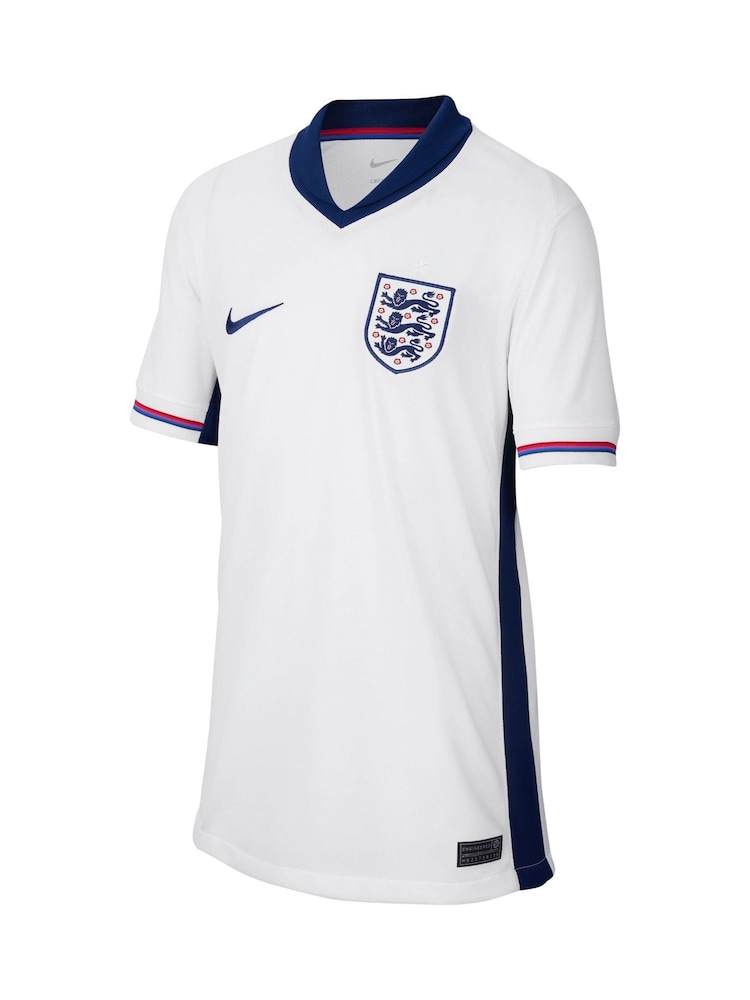Nike White Blank Jr. Dri-FIT England Stadium Football Shirt - Image 4 of 5
