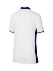 Nike White Blank Jr. Dri-FIT England Stadium Football Shirt - Image 5 of 5