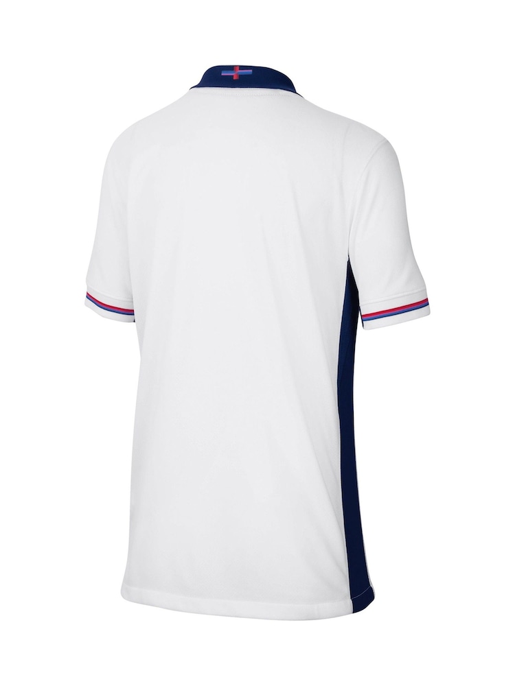 Nike White Blank Jr. Dri-FIT England Stadium Football Shirt - Image 5 of 5