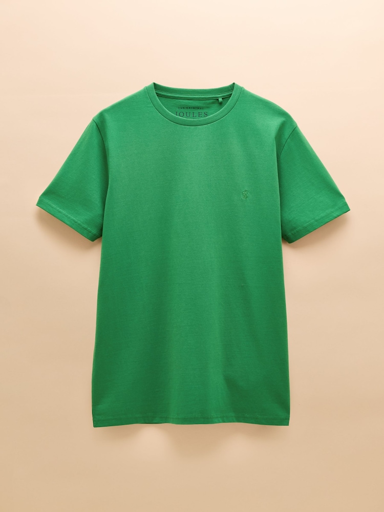 Blauw/groen/grijs - Joules Everyday Pack of Three Crew Neck T-Shirts - Image 14 of 16