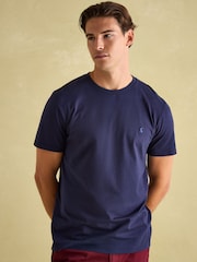Multi/wit - Joules Everyday 5 Pack Crew Neck Cotton T-Shirts - Image 2 of 20