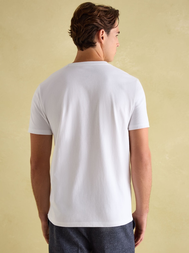 Joules Everyday Multi Bright 5 Pack Crew Neck Cotton T-Shirts - Image 10 of 20