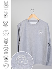 RUFF Grey Personalised My Dog And Me Sweater - Image 1 of 5