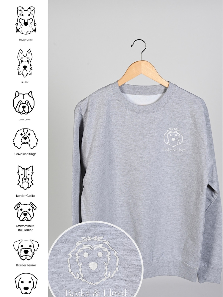 RUFF Grey Personalised My Dog And Me Sweater - Image 1 of 5