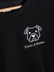 RUFF Personalised My Dog And Me Black Sweater - Image 2 of 5