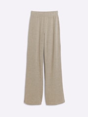 River Island Gold Wide Leg Crochet 100% Cotton Trousers - Image 6 of 6