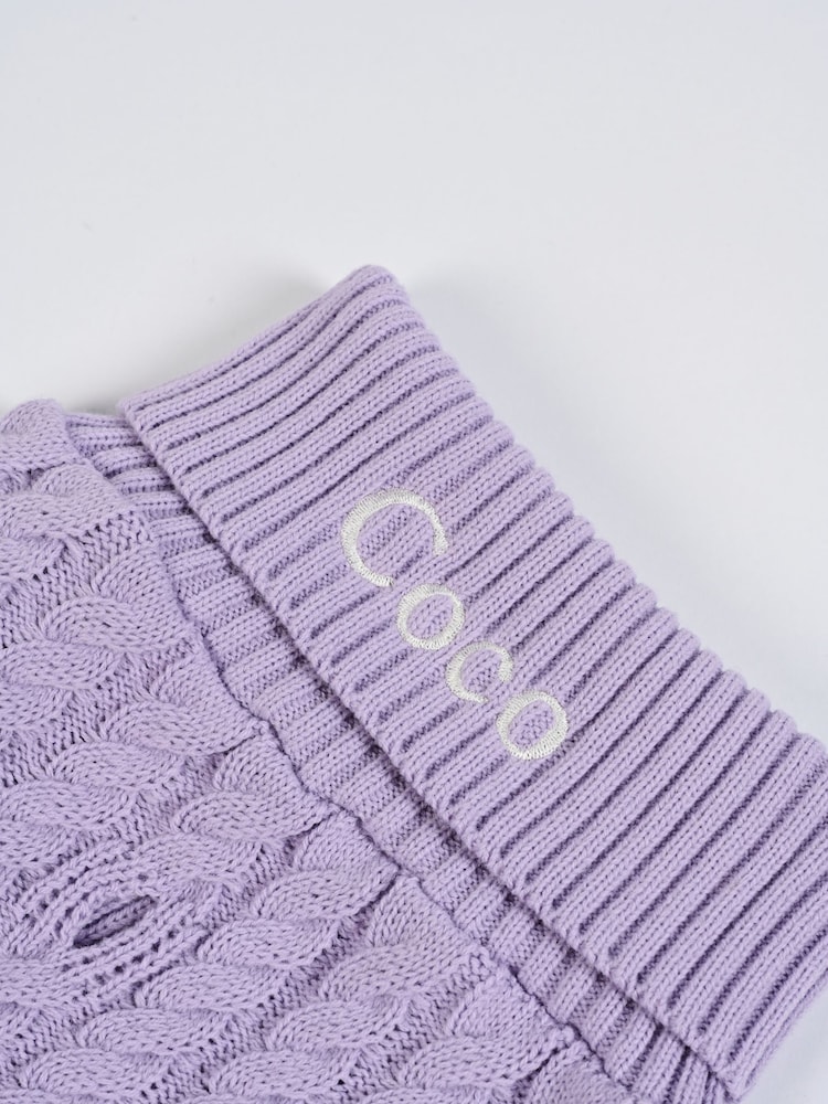 Personalised 100% Cotton Classic Knitted Roll Neck Jumper by RUFF - Image 2 of 5