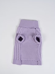 Personalised 100% Cotton Classic Knitted Roll Neck Jumper by RUFF - Image 3 of 5