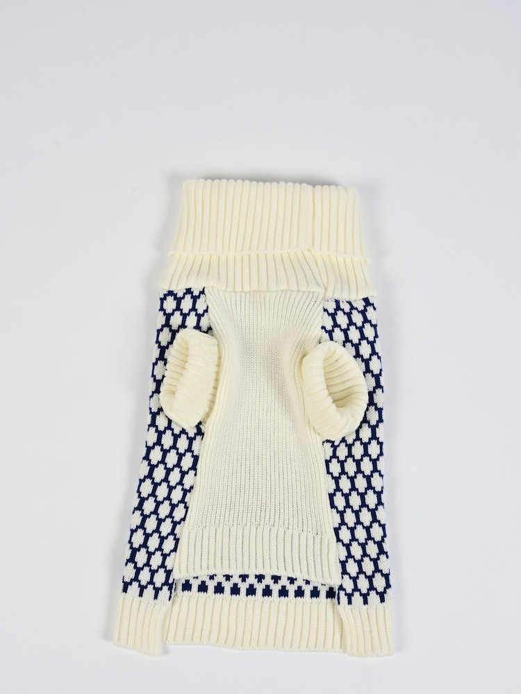 Personalised Premium Roll Neck Block 100% Cotton Jumper by RUFF - Image 2 of 5