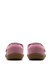 Clarks Pink Standard Fit (F) Flash Berry Toddler Shoes - Image 6 of 7