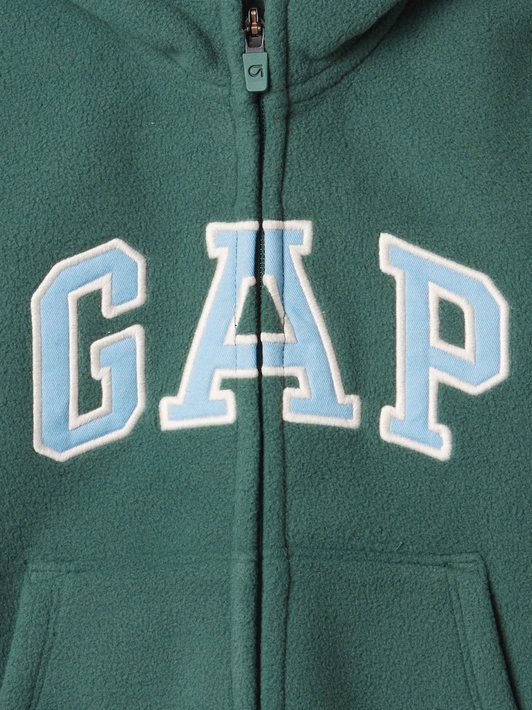 Gap Green Logo Zip Up Hoodie (6mths-5yrs) - Image 3 of 3