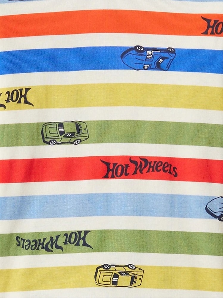 Gap Cream Hot Wheels Cotton Long Sleeve Pyjama Set (6mths-5yrs) - Image 3 of 3