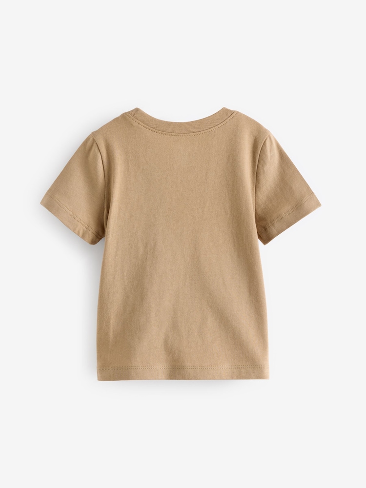 Gap Brown Logo Short Sleeve Crew Neck T-Shirt (Newborn-5yrs) - Image 2 of 5
