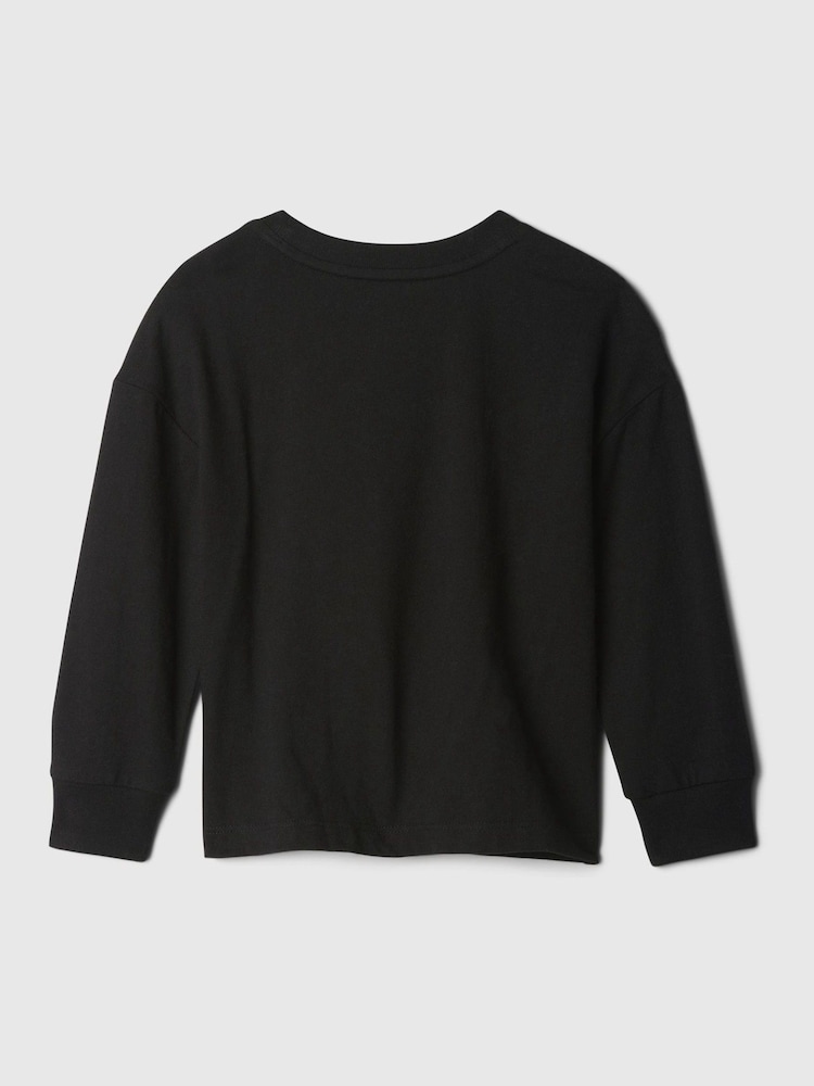 Gap Black Disney Halloween Graphic Long Sleeve T-Shirt (6mths-5yrs) - Image 2 of 2
