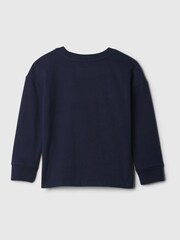Gap Navy Blue Disney Mickey Mouse Graphic Long Sleeve T-Shirt (6mths-5yrs) - Image 2 of 2