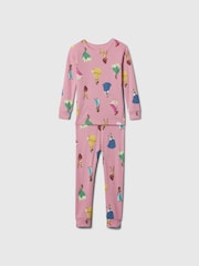 Gap Pink Disney Princess Cotton Long Sleeve Pyjamas (6mths-5yrs) - Image 1 of 3