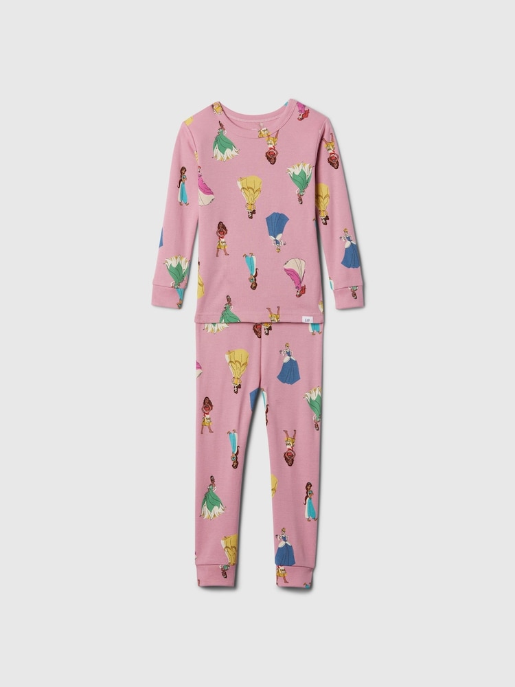 Gap Pink Disney Princess Cotton Long Sleeve Pyjamas (6mths-5yrs) - Image 1 of 3