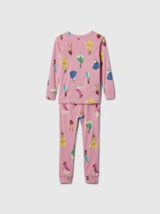 Gap Pink Disney Princess Cotton Long Sleeve Pyjamas (6mths-5yrs) - Image 2 of 3